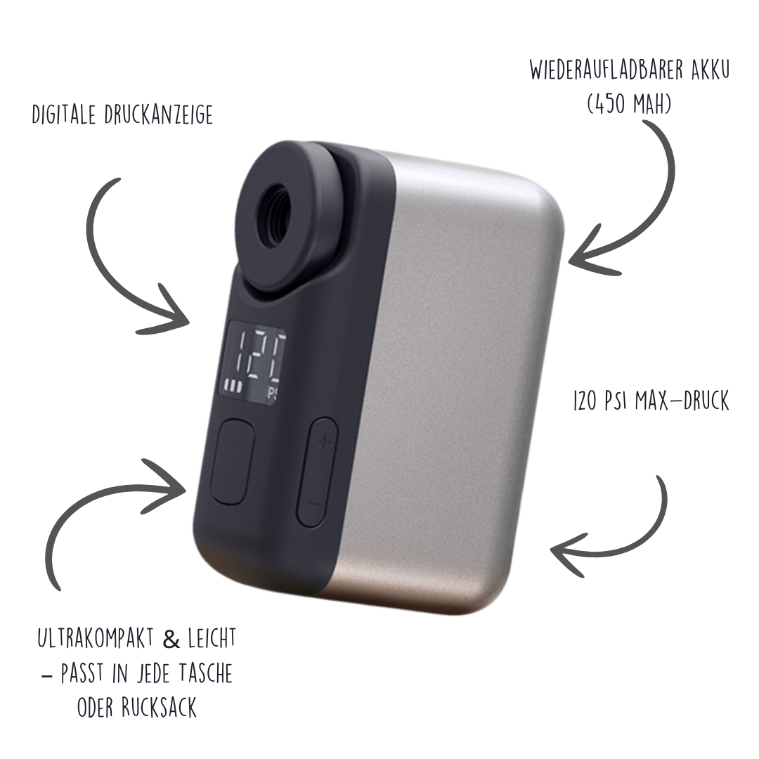 FlowX – Die smarte Fahrradpumpe