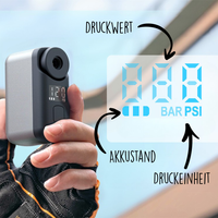 FlowX – Die smarte Fahrradpumpe